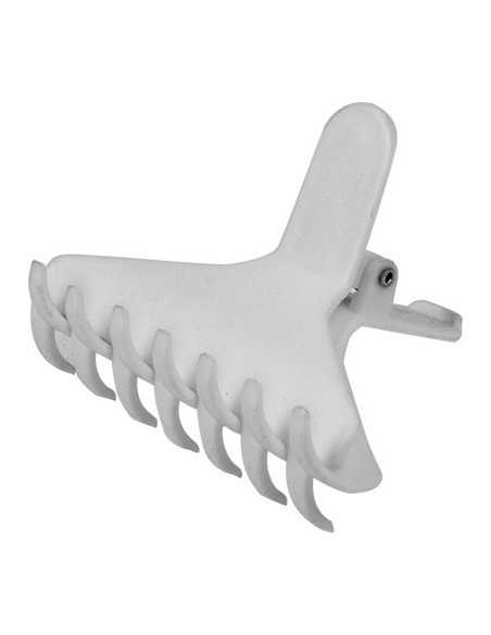 Pince Croco Blanche Miami 8 cm par 12