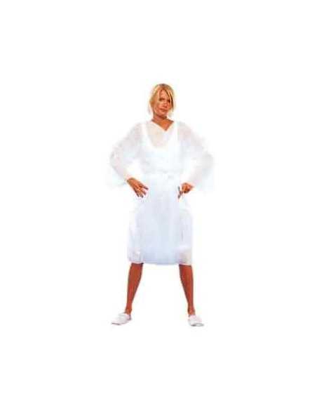 Peignoir Medium Blanc X10 Non Tissé