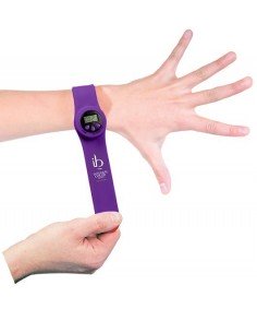 Bracelet minuteur numérique violet