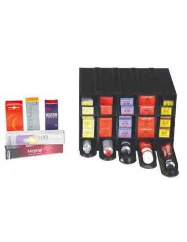 Rangement Coloration Rakacolor Kit 25 Tubes