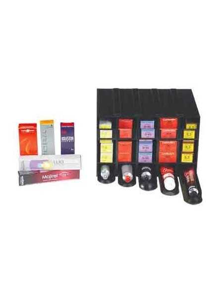 Rangement Coloration Rakacolor Kit 25 Tubes