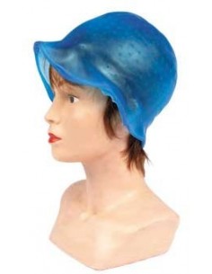 Bonnet Slicone Bleu avec crochet