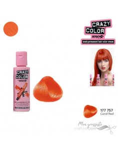 Coloration Crazy Color Coral Red N° 057 Flac.100ml