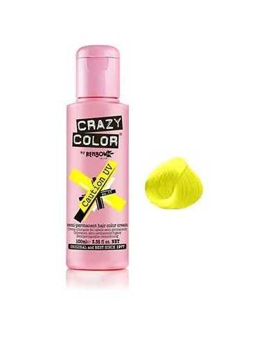 CRAZY COLOR 100ml NEON UV JAUNE CAUTION       P-TF
