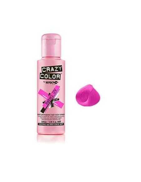 CRAZY COLOR 100ml NEON UV ROSE REBEL          P-TF
