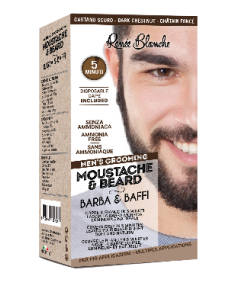 KIT COLORATION BARBE ET MOUSTACHE CHATAIN FONCE  P