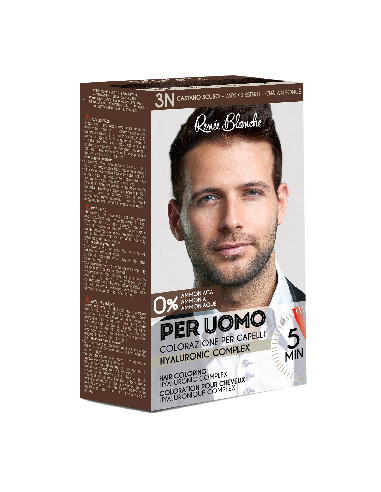 KIT COLORATION HOMME N-3 CHATAIN FONCE           P