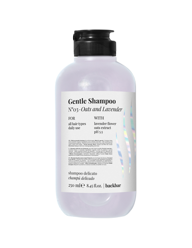 SHAMP BACK BAR 250ML DOUCER USAGE FREQUENT  N°3  P