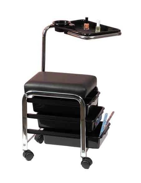 TABOURET MANISIT  3 TIR+TABLET NOIRE             P