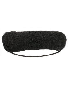 CREPON ECO CHIGN LONG.4x18CM NOIR AV.ELASTIC  TF-P