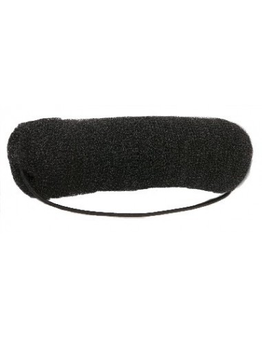 CREPON ECO CHIGN LONG.4x18CM NOIR AV.ELASTIC  TF-P