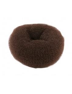 CREPON ECO CHIGNON POUF.9CM CHATAIN H3.5      TF-P