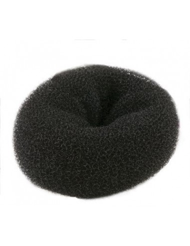 CREPON ECO CHIGNON POUF.12CM NOIR H5          TF-P
