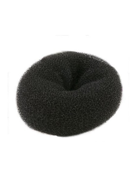 CREPON ECO CHIGNON POUF.12CM NOIR H5          TF-P