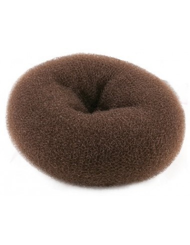 CREPON ECO CHIGNON POUF.17CM CHATAIN H 8CM    TF-P
