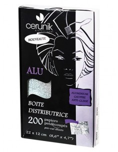 00- ALU PRO GAUFFRE BOITE 200   22x12cmx18micron P