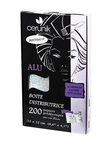 00- ALU PRO GAUFFRE BOITE 200   22x12cmx18micron P