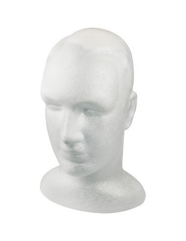 TETE POLYSTIR CESAR  BLANCHE                     P