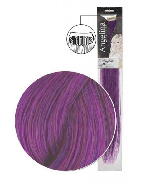 MECHEX AG-CT REMYHAIR 2 CLIP POURPR.7x45cm x1 TF-P