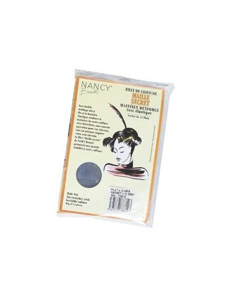 FILET NANCY MAILLEx12 GRIS  COIFFURE             P