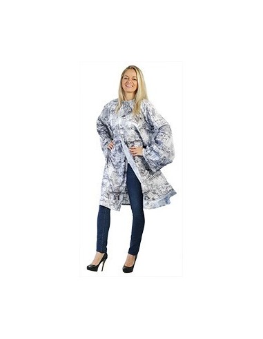 PEIGNOIR DESSIN CITY GRIS                        P