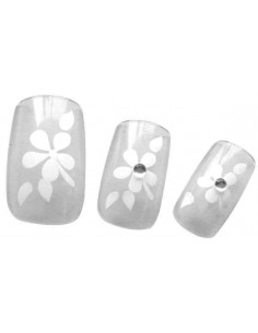 00-FX ONG FLEURS BLANC+DIAM x24 Av COLLE         P