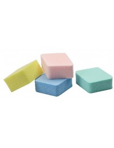 EPONGE ESTHET.LOSANGE LATEX EXTRA x4  Diag.60/40 P