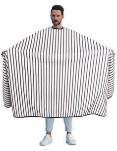 MAXI CAPE- RAYEE 5 CLIPS GRIS BARBER             P