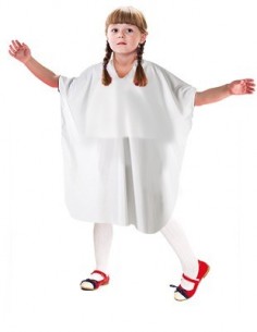 PEIGNOIR CAPE BLANC ENFANT VELCRO SIMPLY      TF-P