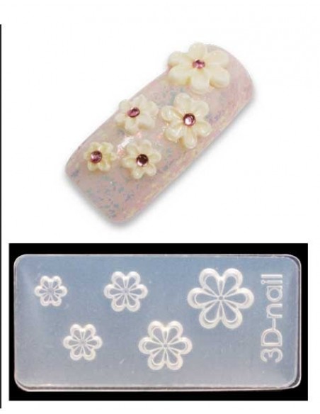 00-SINA MANUC MOULE-3D DECOR ACRYLIC FLEURS-2 TF-P