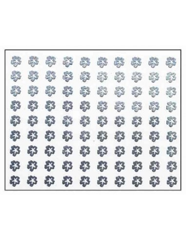 00-SINA-MANUC DECOR ONG ARGENT FLEURS MNS04   TF-P