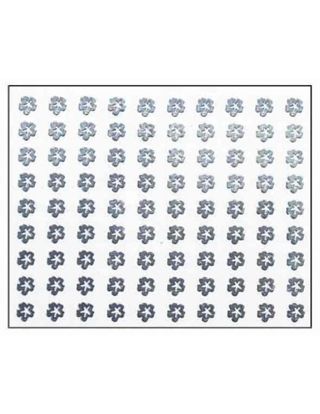 00-SINA-MANUC DECOR ONG ARGENT FLEURS MNS04   TF-P