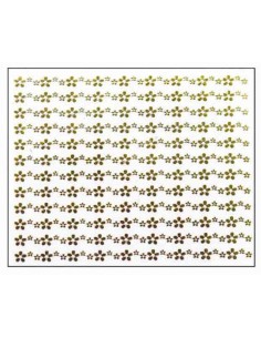00-SINA-MANUC DECOR ONGLE DORE FLEURS MNS41   TF-P