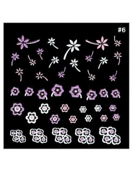 SINA-MANUC DECOR ONGLE COLOR FLEURS XST24     TF-P