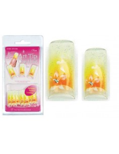 00-SINA FX ONG OVERLAY-TIPx20 BLEU JAUNE FLEURTF-P