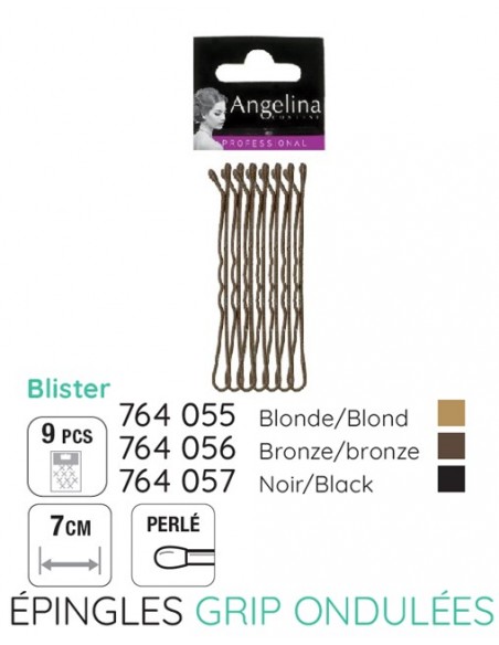 PINCES ONDULEES KIFIX CHATAIN (70mm) x9