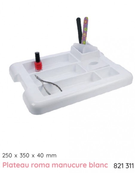 PLATEAU MANUCURE ROMA BLANC                      P
