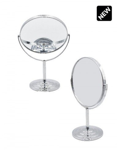 MIROIR 21 CM GROSSISSANT * 5 AVEC PIED