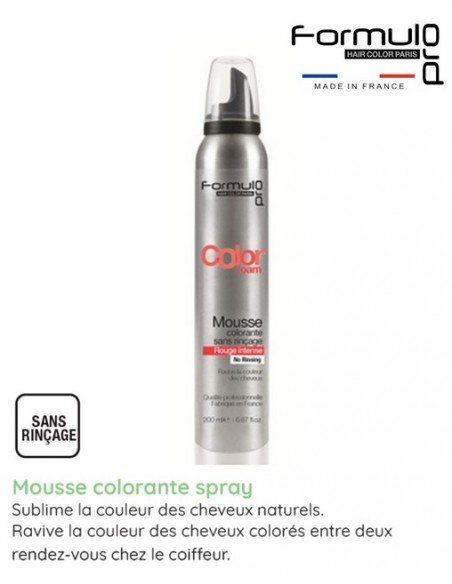 Mousse Colorante Spray Rouge (200ml)