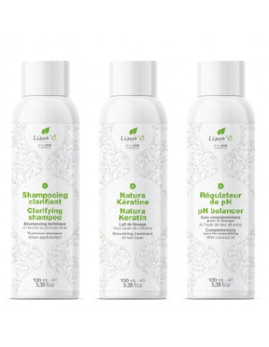 LISSA'O KIT LISSAGE 3x100ML CLARIF+LISS+SHAMP    P