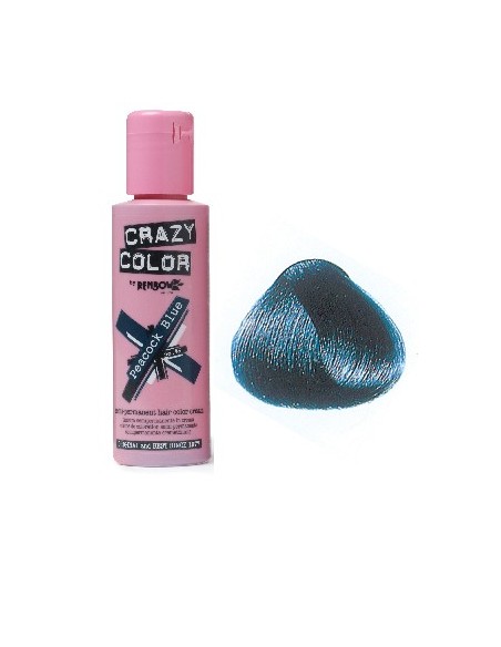 CRAZY COLOR 100ml PEACOCK BLUE                TF-P