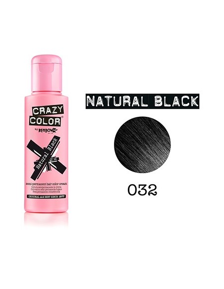 Coloration Crazy Color Natural Black N° 032 Flac.100ml