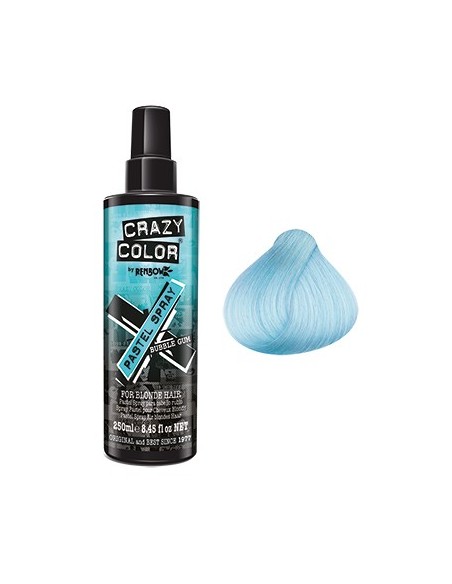 CRAZY COLOR SPRAY BUBBLEGUM BLEU VAPO   250ML TF-P