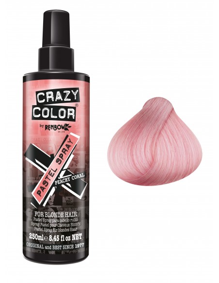 SPRAY PEACHY CORAL CRAZY COLOR 250ML