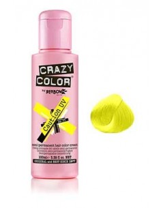 CRAZY COLOR 100ml NEON UV JAUNE CAUTION       P-TF 2