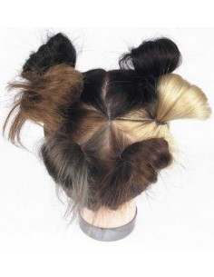 00-TETE CINKOL 20-25 cms TEINTURE 5 COLORS       P 2