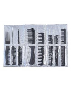 Trousse Kit 8 Peignes Carbon 2