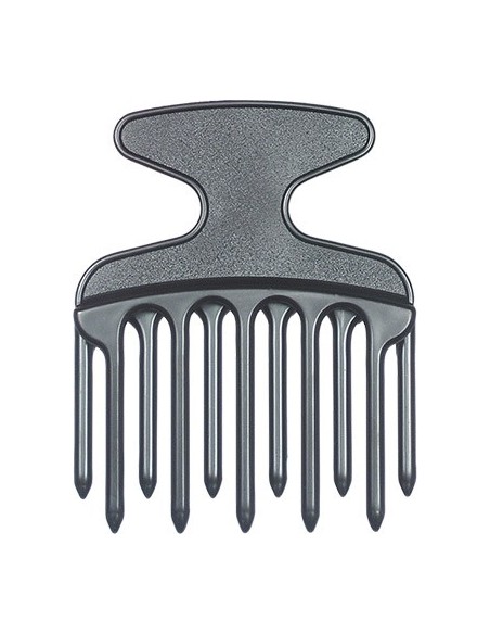 Peigne Afro 11 Dents Doubles Colori Noir