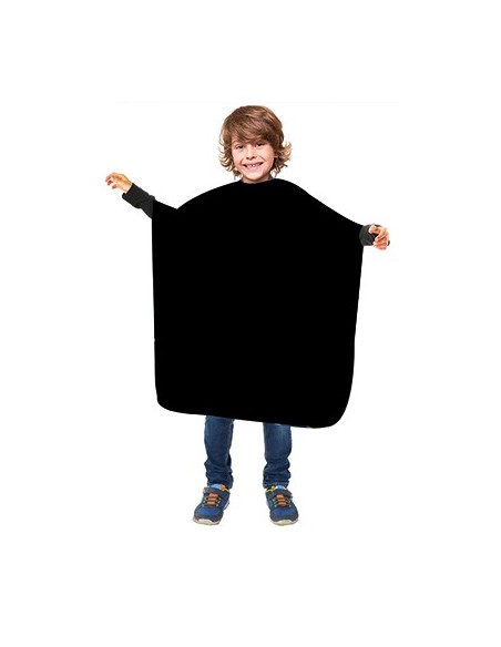 PEIGNOIR CAPE NOIR ENFANT VELCRO SIMPLY       TF-P