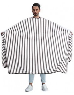 MAXI CAPE- RAYEE 5 CLIPS GRIS BARBER             P 2